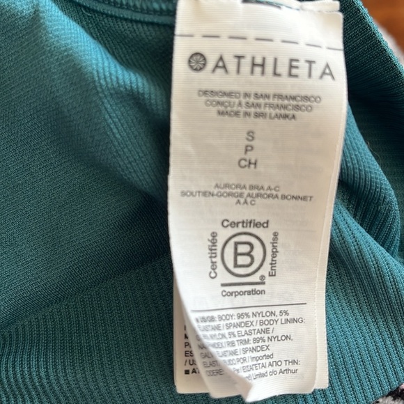 Athleta Aurora Scoop Bra Size SP - Picture 7 of 7